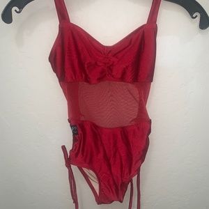 Red Dance leotard